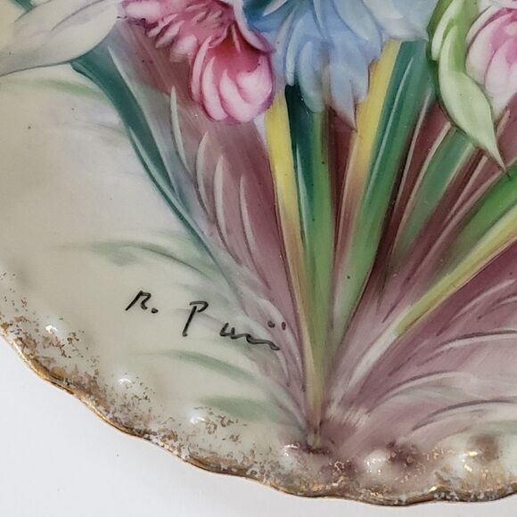 VTG Hanging Plates (2) Signed - Picture 7 of 10